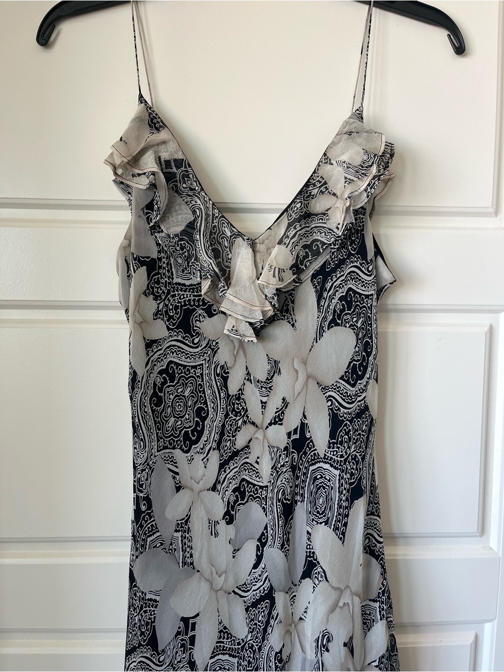 Vintage Y2K I.C.E. 100% Silk Slip Dress Size 14 - Picture 3 of 5